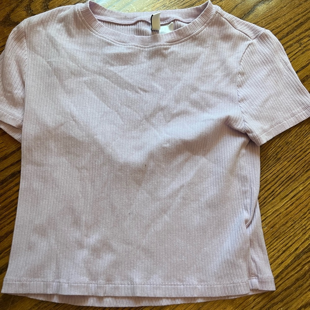 Cropped Short Sleeve T- Shirt